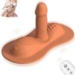 Wide Ride-On Vibrator | Remote Control Double Stimulation